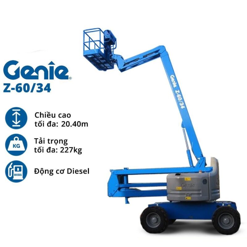 Xe nâng người Boom Lift Genie Z60/34