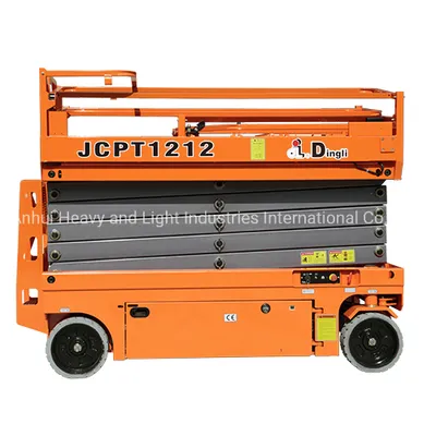 Xe nâng người cắt kéo 12m làm việc JCPT 1212HD